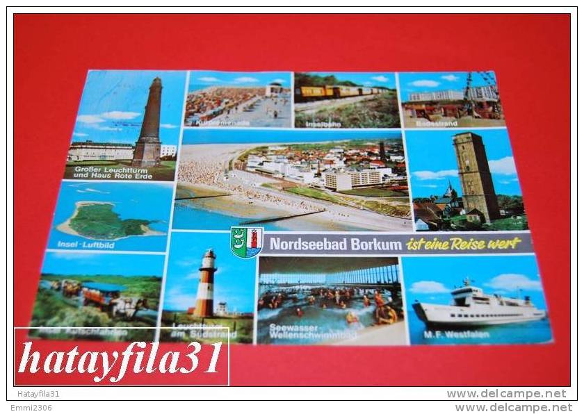 Nordseebad Borkum Ist Eine Reise Wert Gelaufen Ohne Briefmarke - Borkum