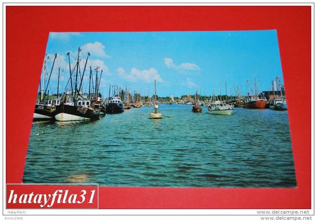 Nordseebad Büsum  Fischereihafen  Gelaufen 1980 - Büsum