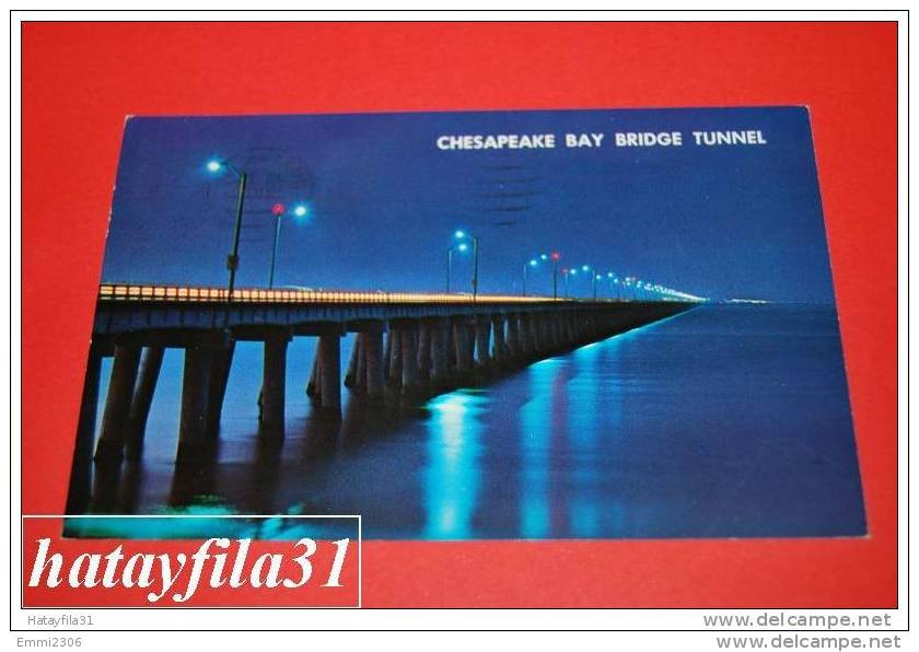 CHESPEAKE AY BRIDGE TUNNEL  Gelaufen 1960 - Chesapeake