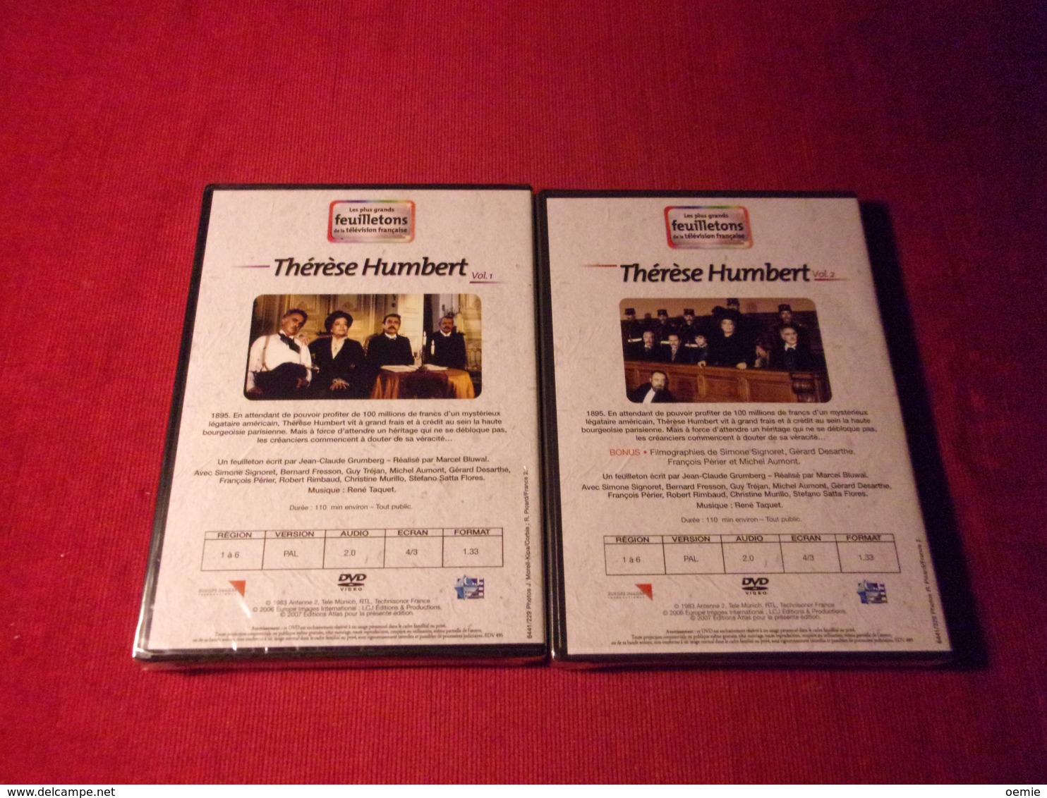 LES PLUS GRANDS FEUILLETONS DE LA TELEVISION FRANCAISE   °° THEREZE HUMBERT    2 DVD NEUF SOUS CELOPHANE - Séries Et Programmes TV