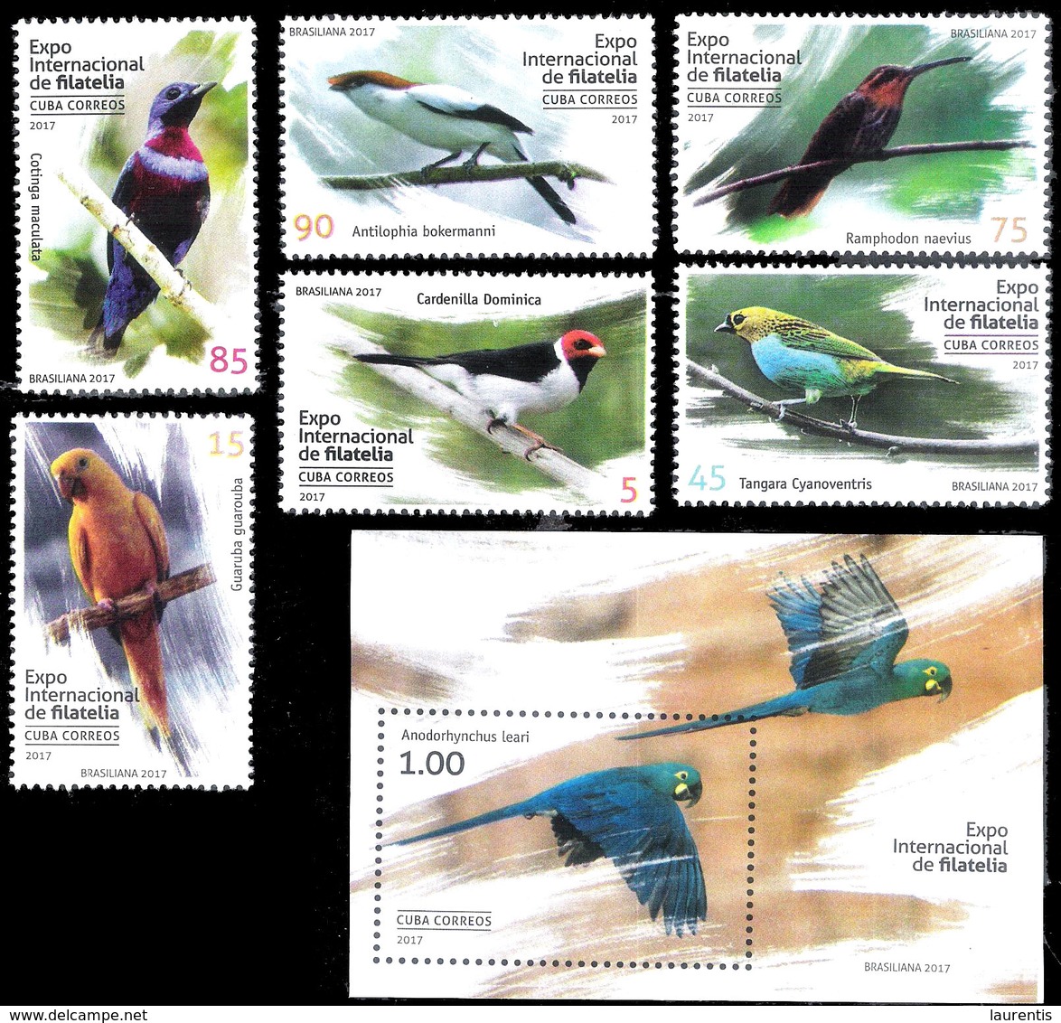 7660  Birds - Parrots - Oiseaux - 2017 - MNH - 4,25 - Other & Unclassified