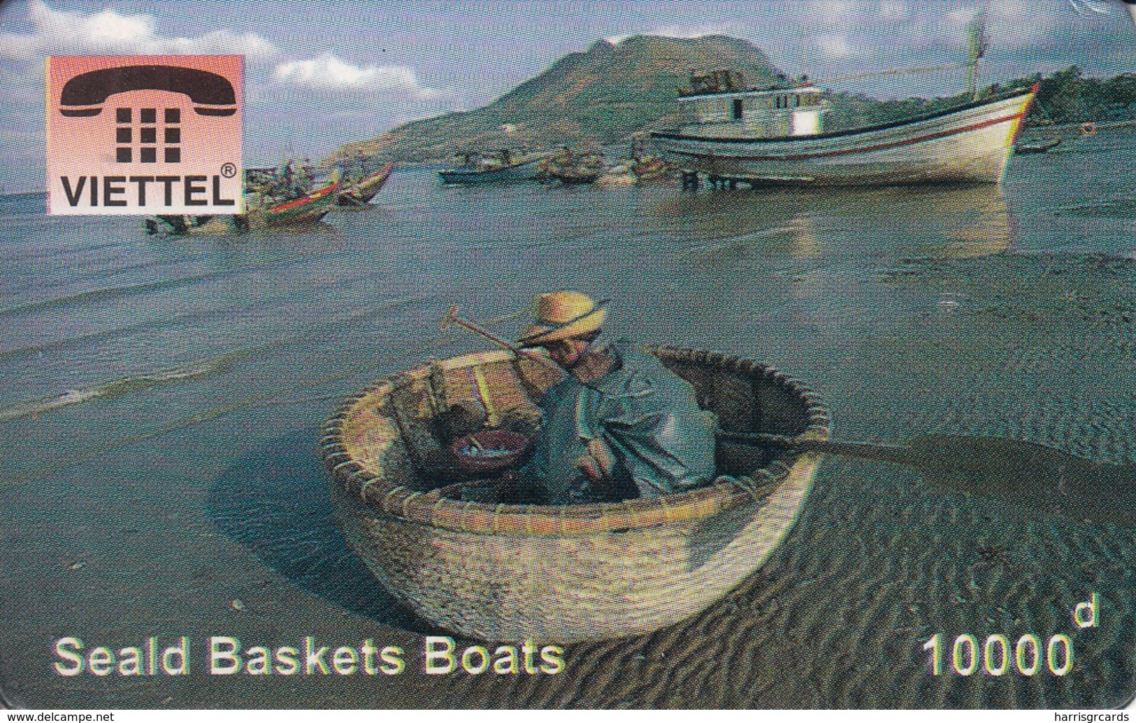 VIETNAM - Seald Baskets Boats, Fake - Viêt-Nam