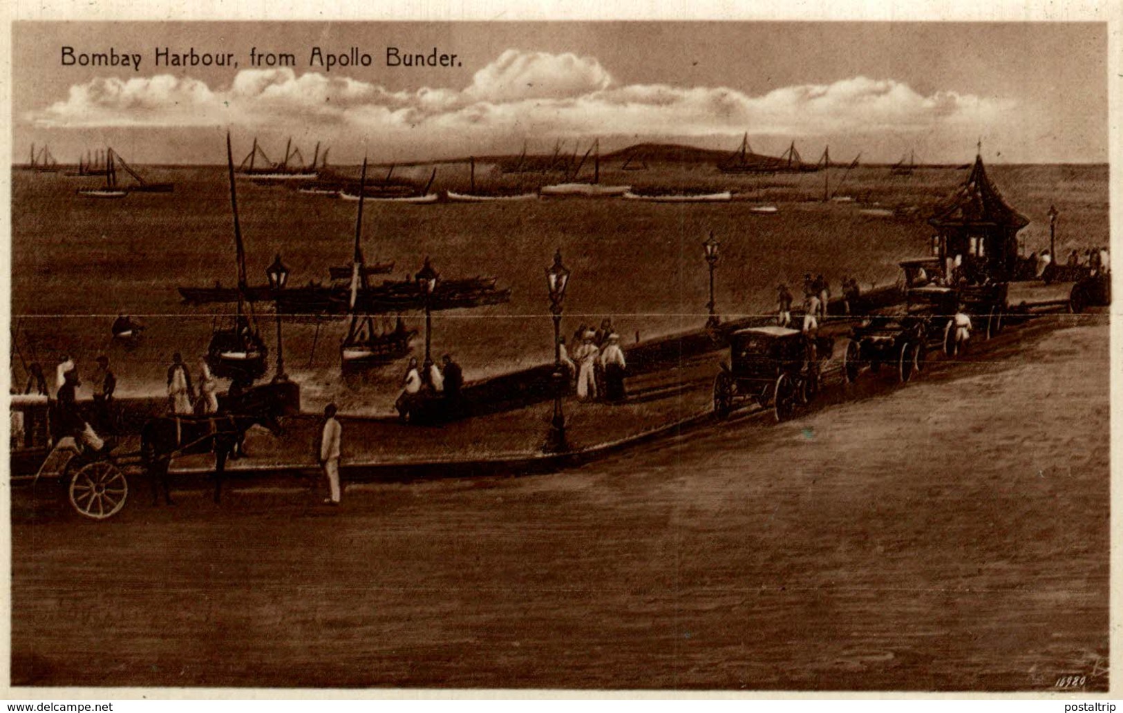 BOMBAY HARBOUR FROM APOLLO BUNDER  INDIA INDIA INDIEN - India