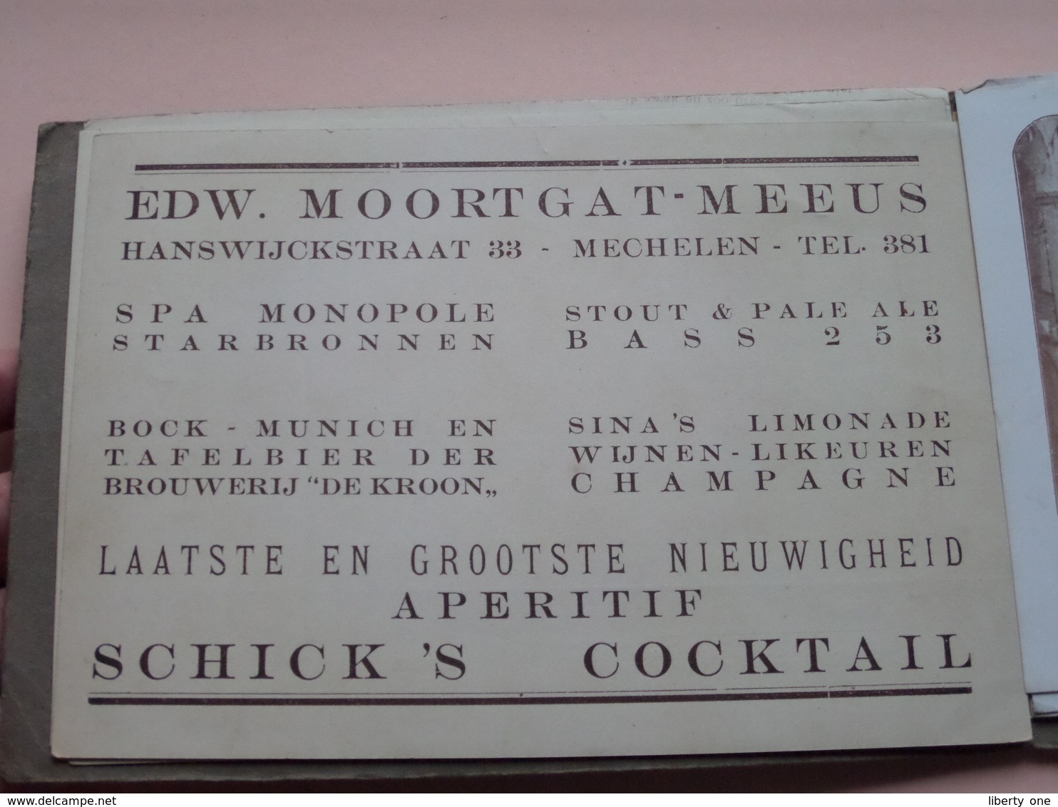 KINDERVREUGD MECHELEN - SINT NIKLAASFEEST (afd. V.O.S.) 1924 ( CARNET > Form. 13,5 x 19 cm.) !