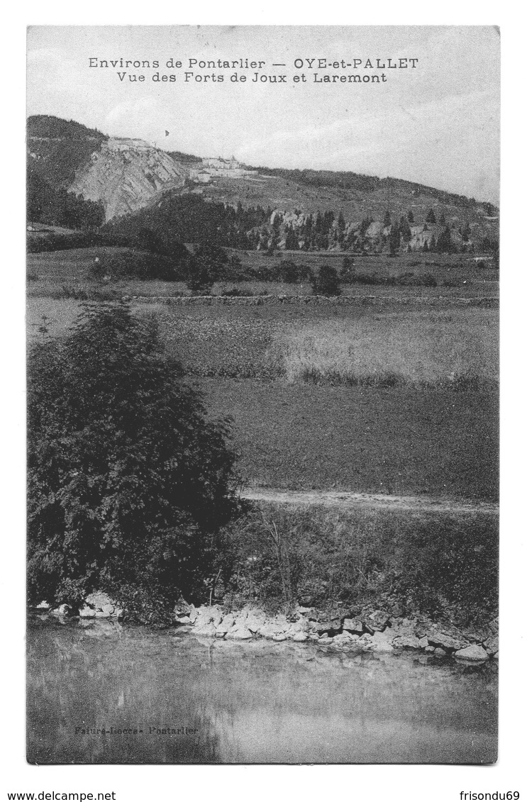 Environs De Pontarlier - Oye-et-Pallet - Vue Des Forts De Joux Et Laremont . - Pontarlier