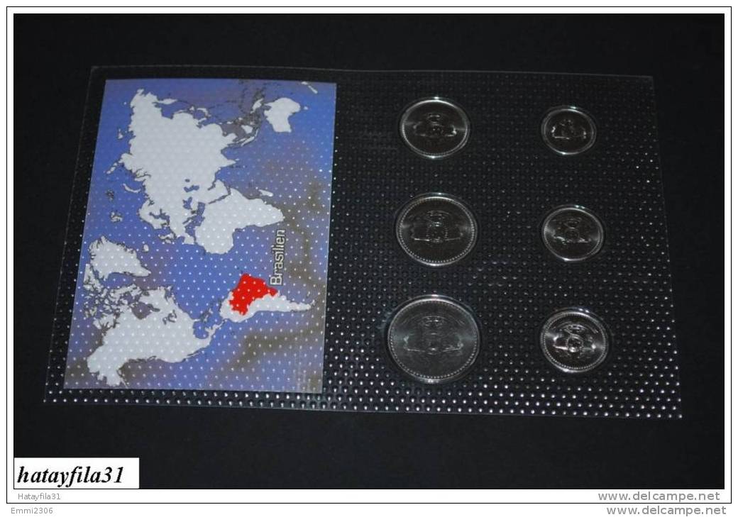 KMS - Brasilien / 6W - 1 Centavo Bis 1 Cruzado  - Kompl. Ausg. - Brasil