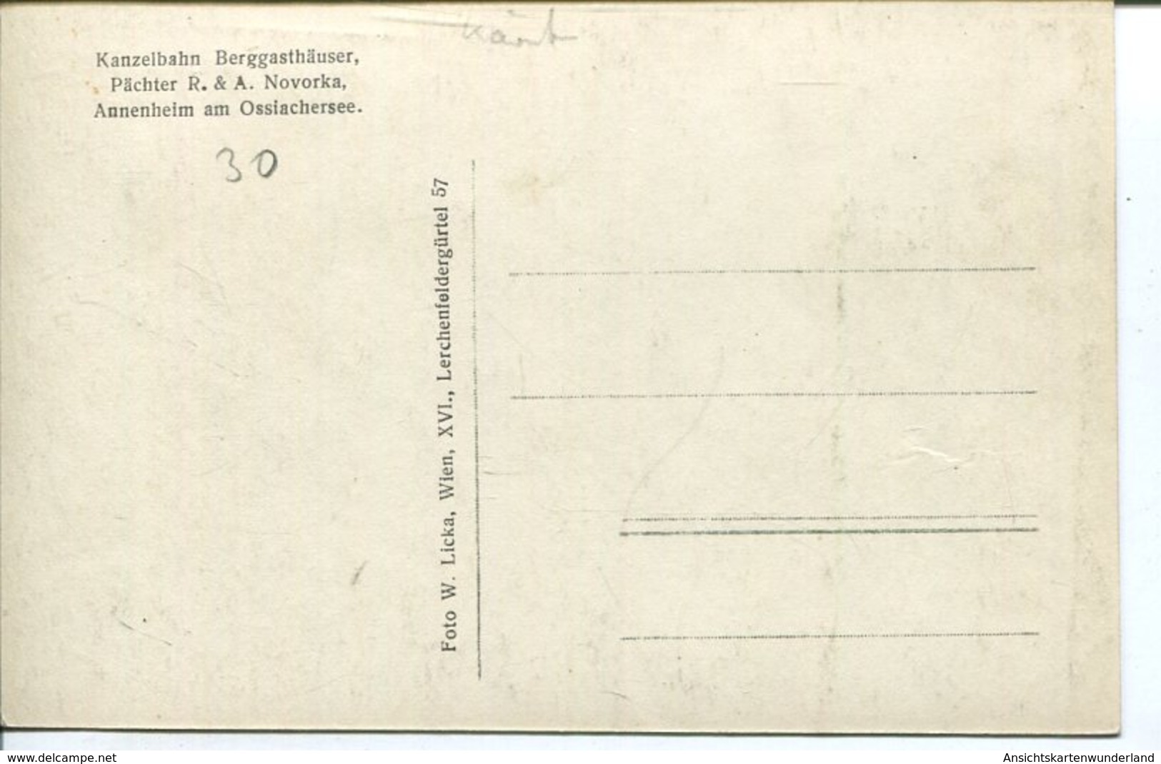 004133  Annenheim - "Berghotel A. D. Kanzel" - Ossiachersee-Orte