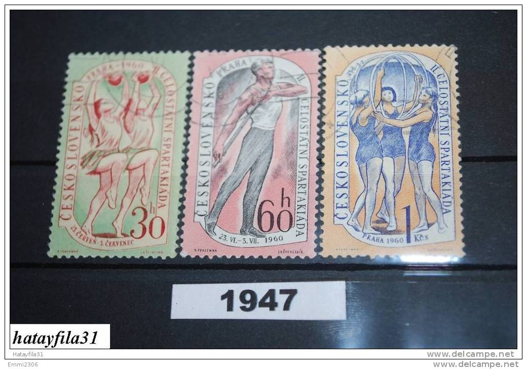 Tschechslowakei  1960   Mi.1203 - 1205  Gestempelt   (1947 ) - Used Stamps