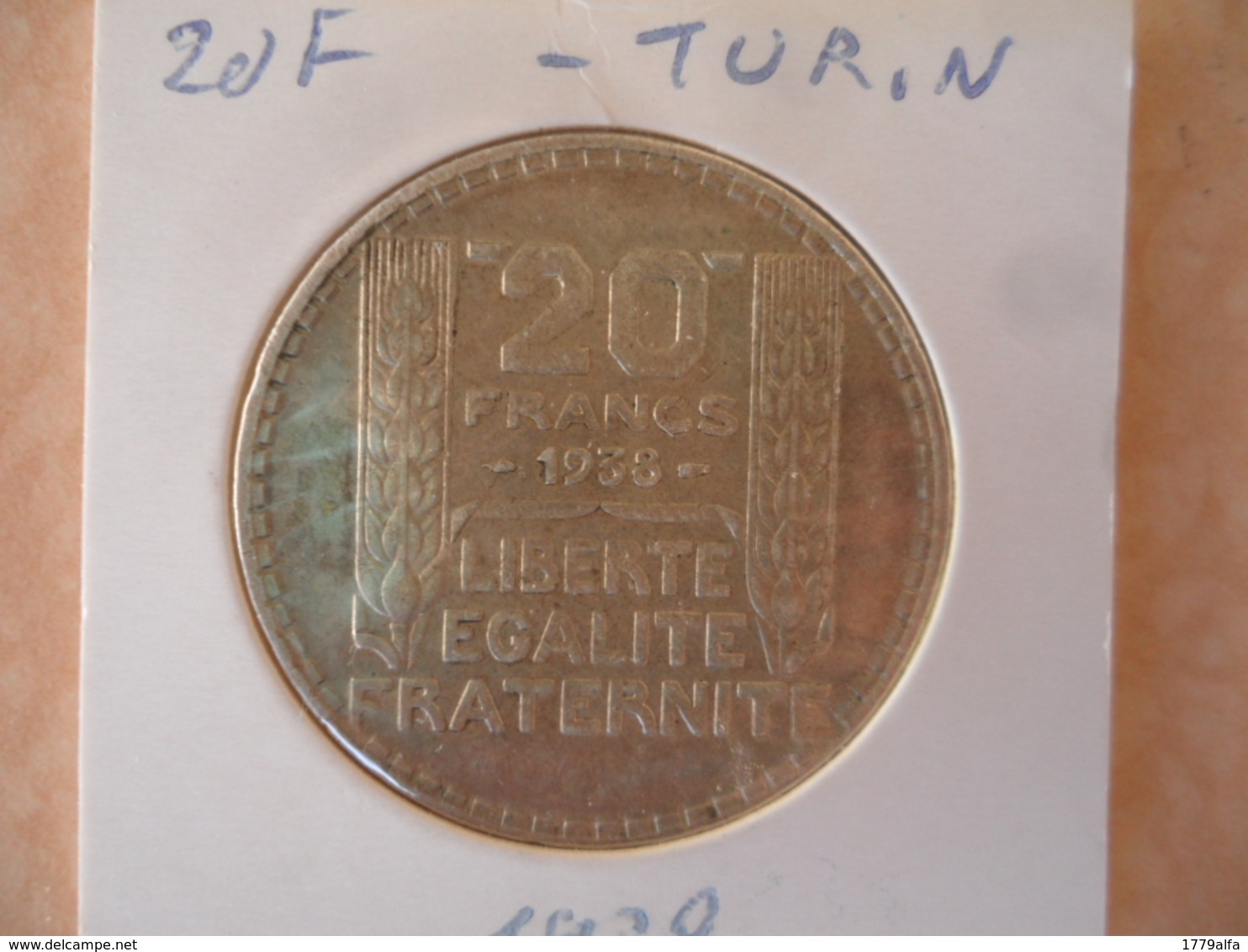 20 Francs Turin Argent 1938 TTB - Other & Unclassified