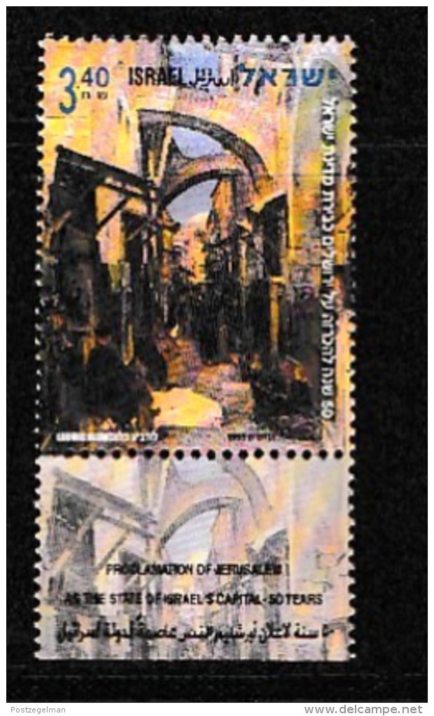 ISRAEL, 1999, Mint Never Hinged Stamp(s), Jerusalem Capital, M1536,  Scan 17157, With Tab(s) - Ongebruikt (met Tabs)