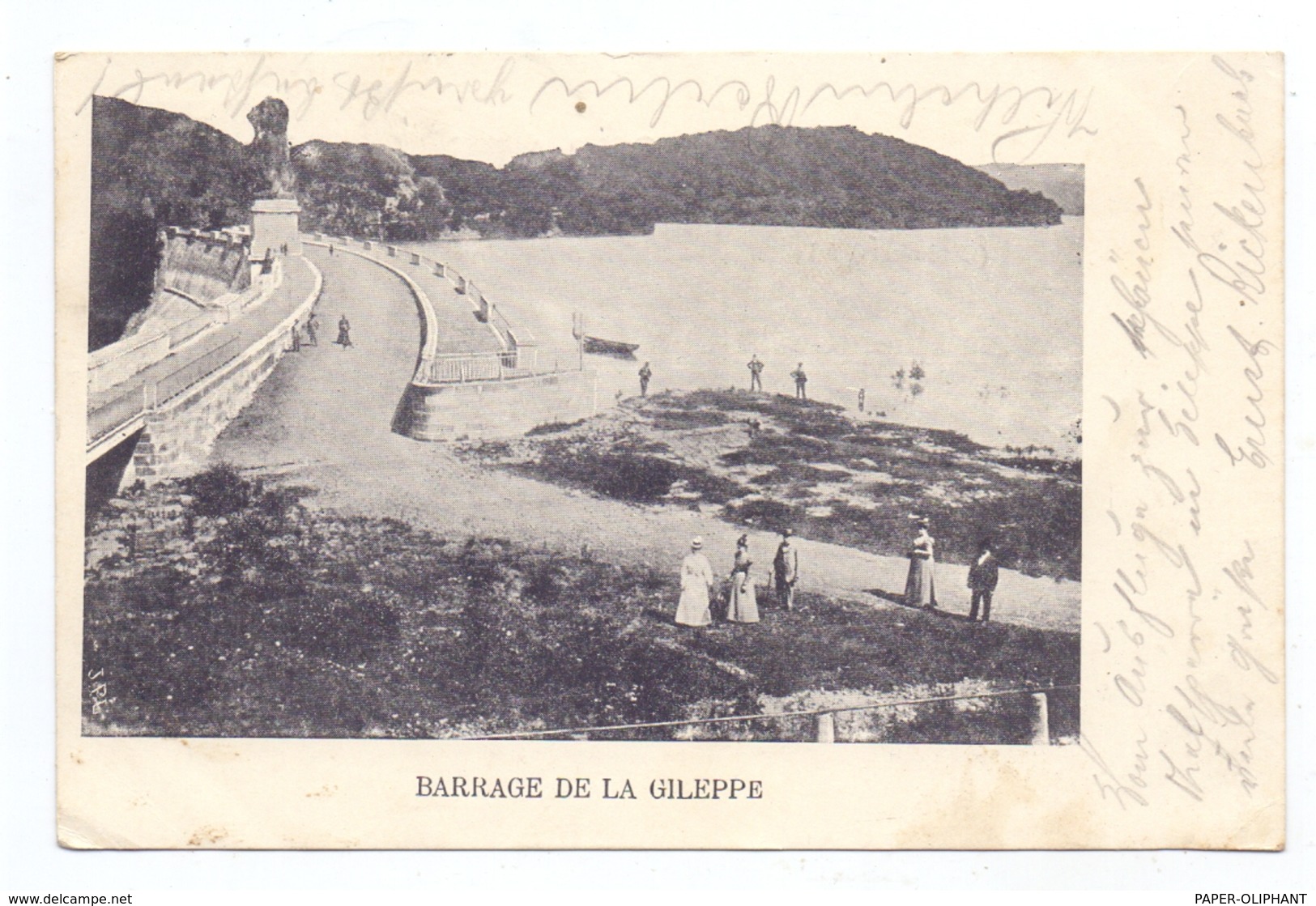 B 4700 EUPEN, Gileppe Talsperre, 1900 - Gileppe (Barrage)