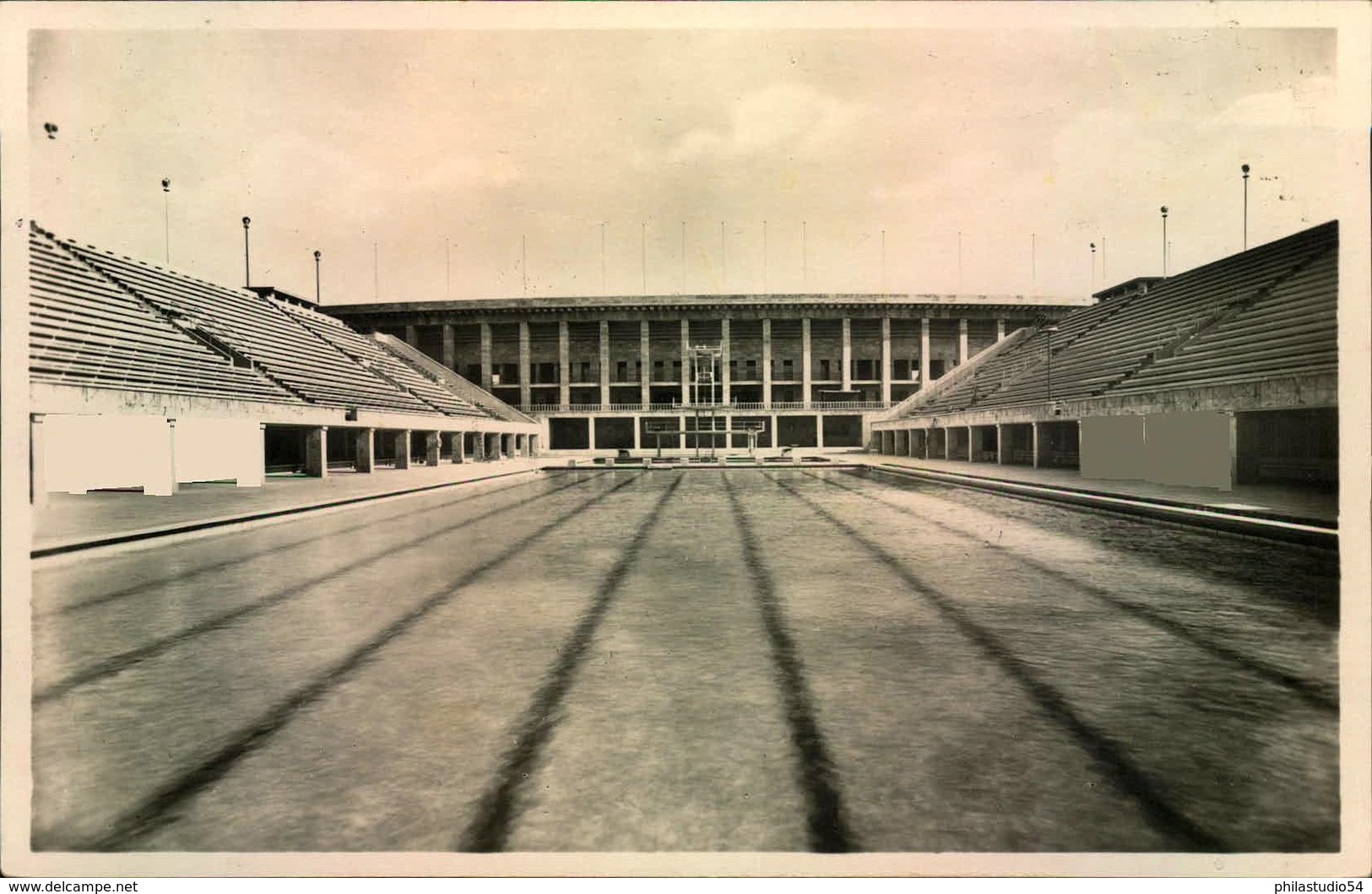 1936, Reichssportfeld, Olympia Schwimmstadion - Seltenere AK Ungebraucht - Zomer 1936: Berlijn