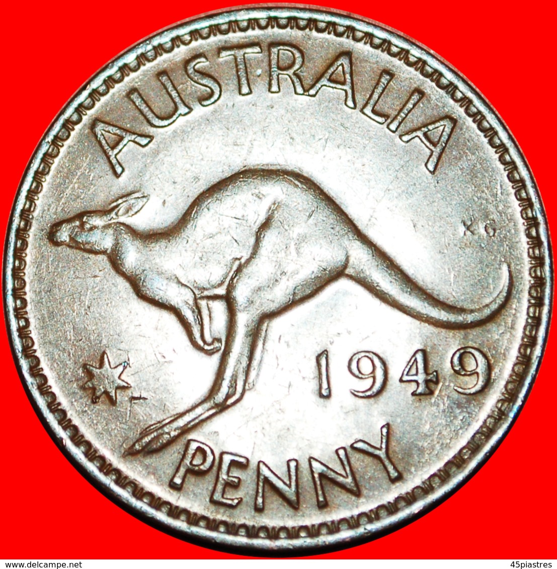 # KANGAROO: AUSTRALIA ★ PENNY 1949! LOW START ★ NO RESERVE! - Penny