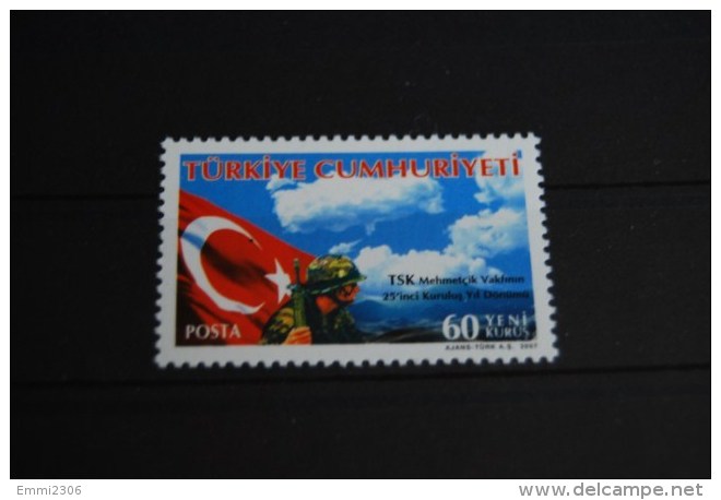 Türkei 2007 , 25th Ann. Of Türkisch Armed Forces Mehmetcik Foundation / Mi. 3590** MNH - Ongebruikt