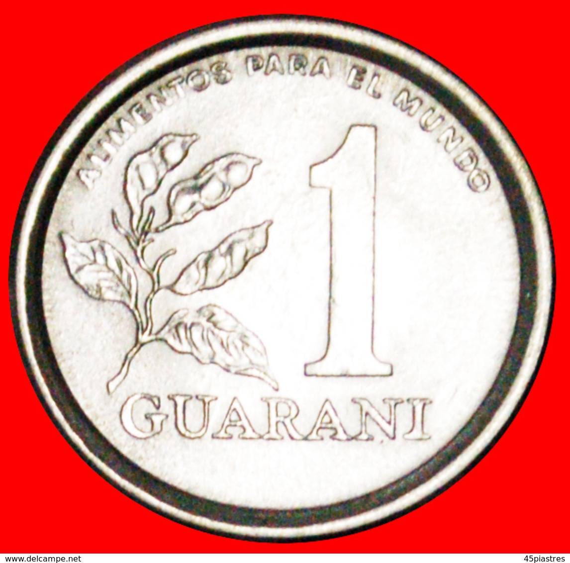 # BRAZIL: PARAGUAY ★ 1 GUARANI 1980 FAO MINT LUSTER! LOW START ★ NO RESERVE! - Paraguay