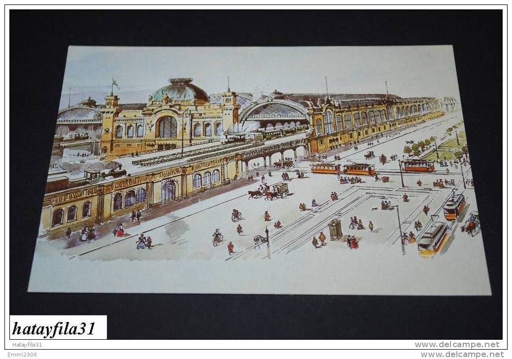 Hauptbahnhof Dresden Um 1898  /      ( 90 ) - Dresden