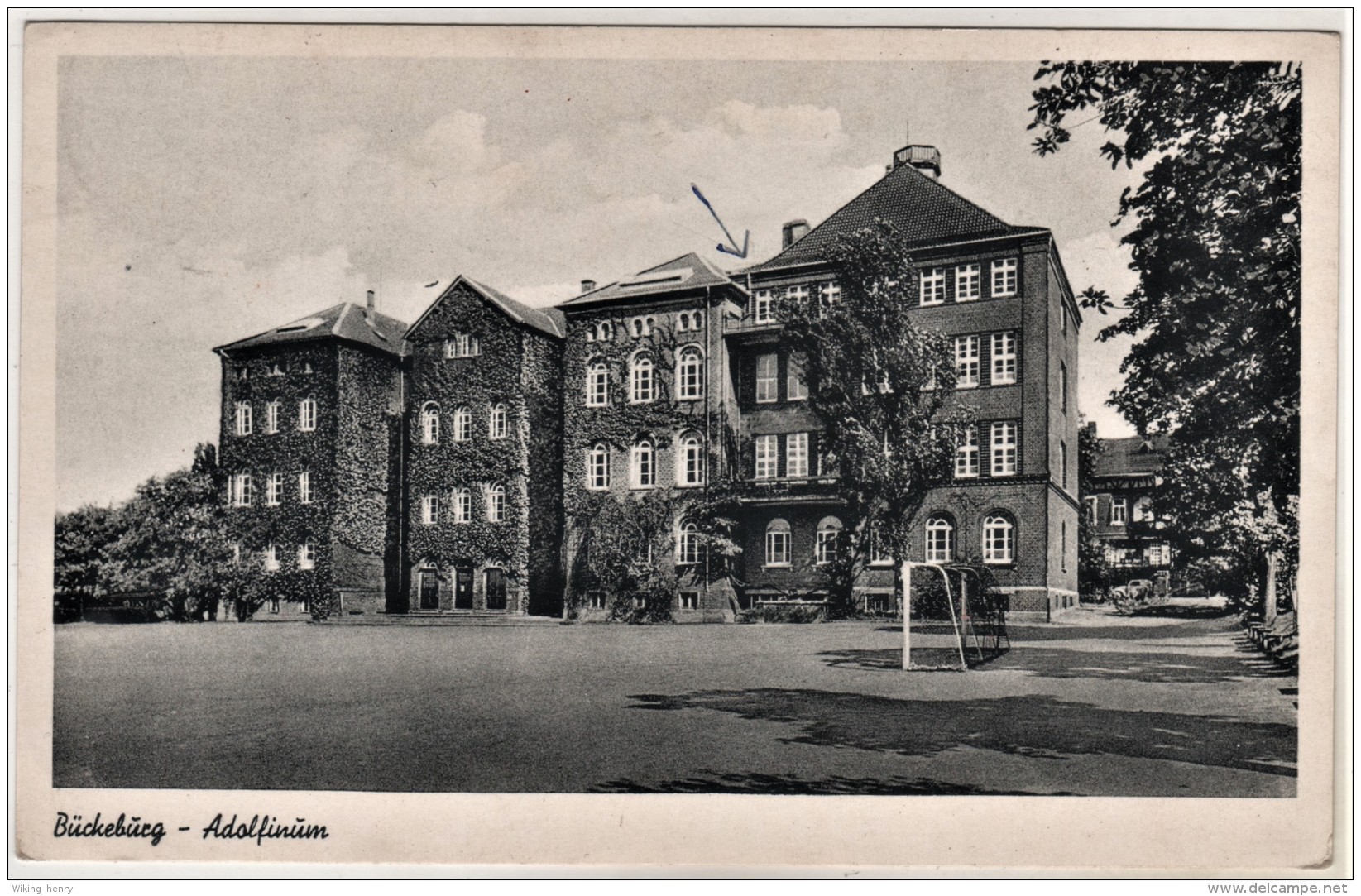 Bückeburg - S/w Gymnasium Adolfinium   Jetzt Grundschule Am Harrl - Bückeburg