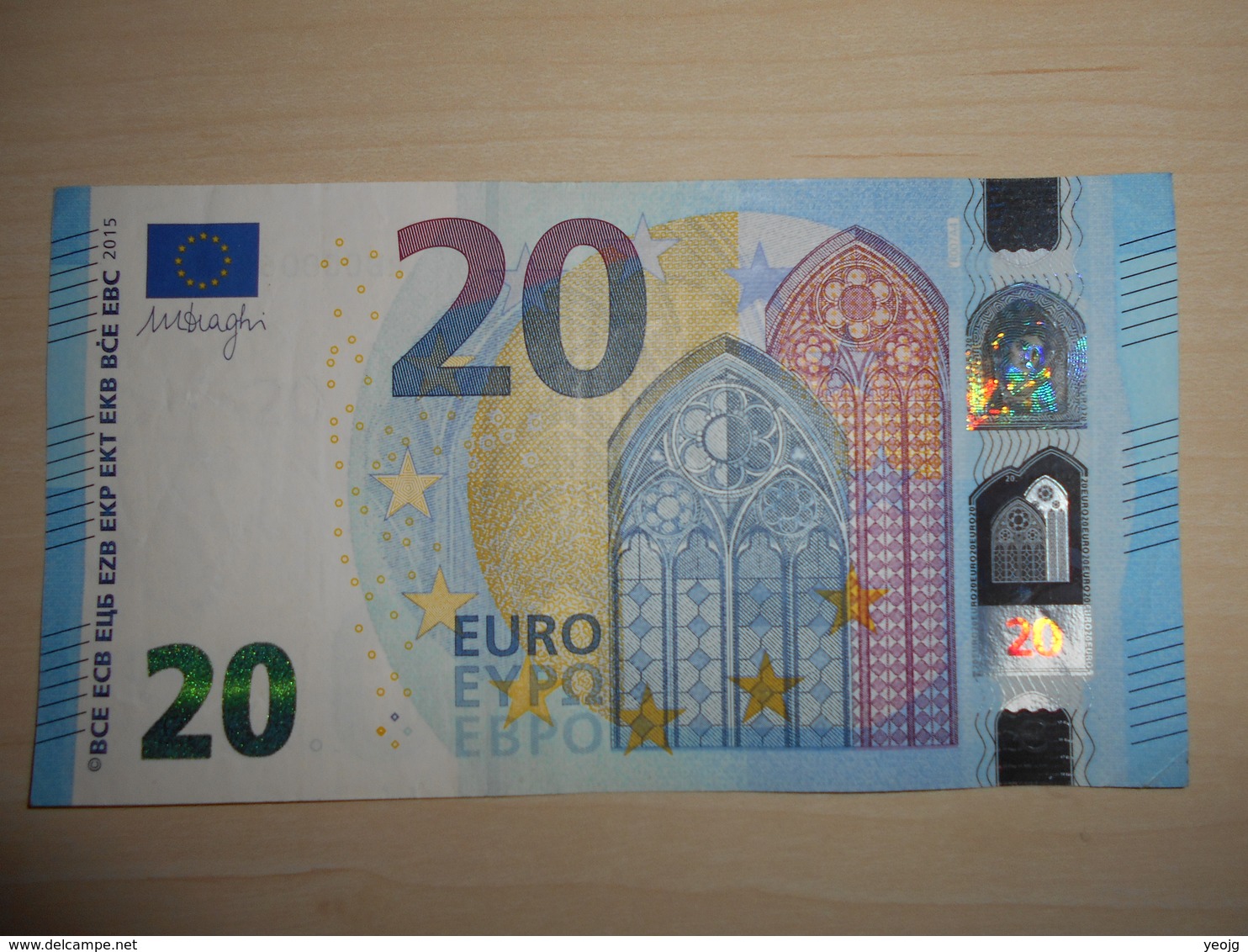 RB !!!  R007  !!! RB !!!  Draghi 20 Euro - 20 Euro