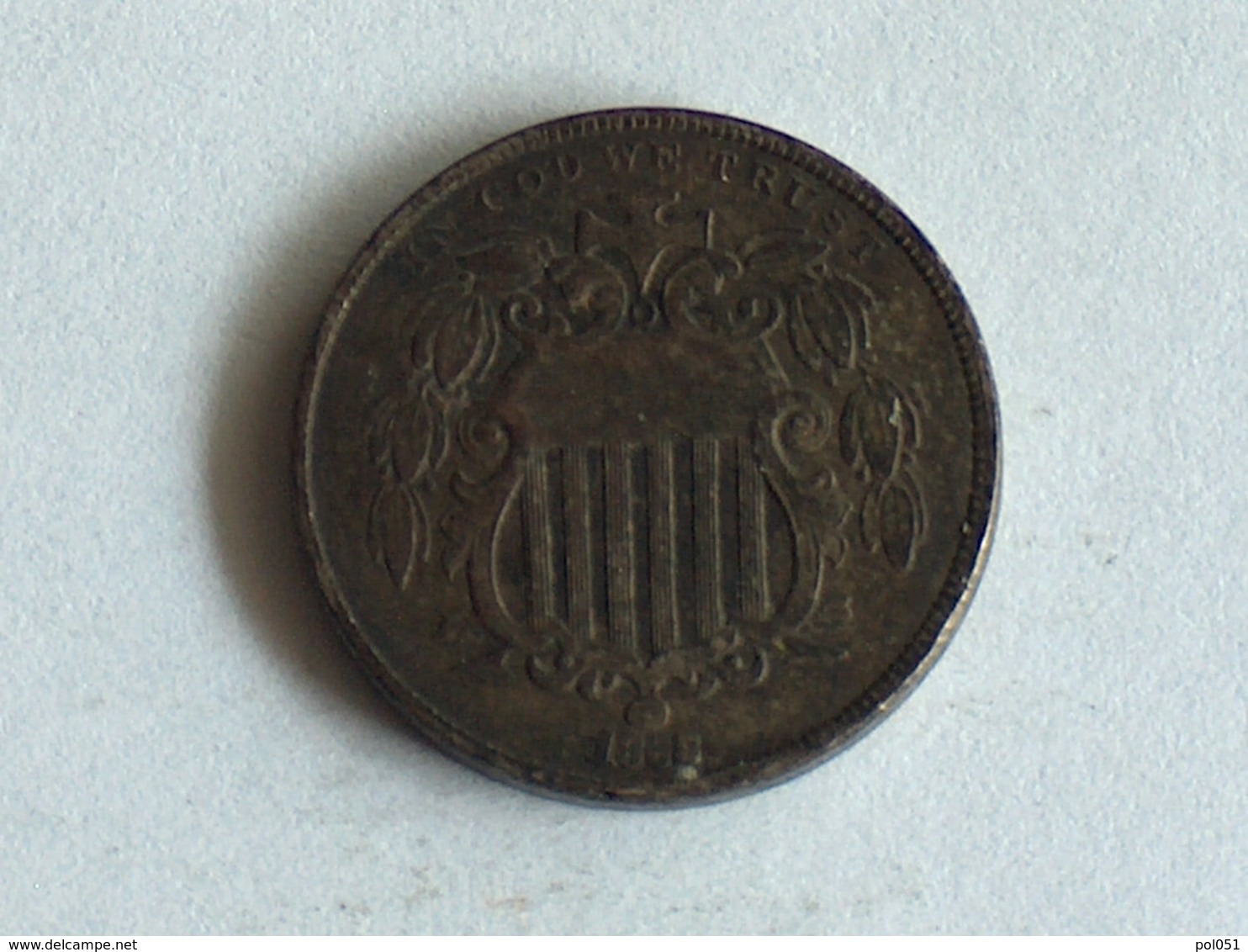USA 5 Cent 1868 Etats Unis - 1866-83: Shield (Stemma)