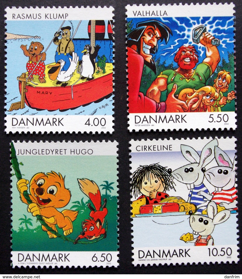 Denmark 2002   Comics.  MiNr.1299-02     MNH  (**) ( Lot  L 287) - Nuevos