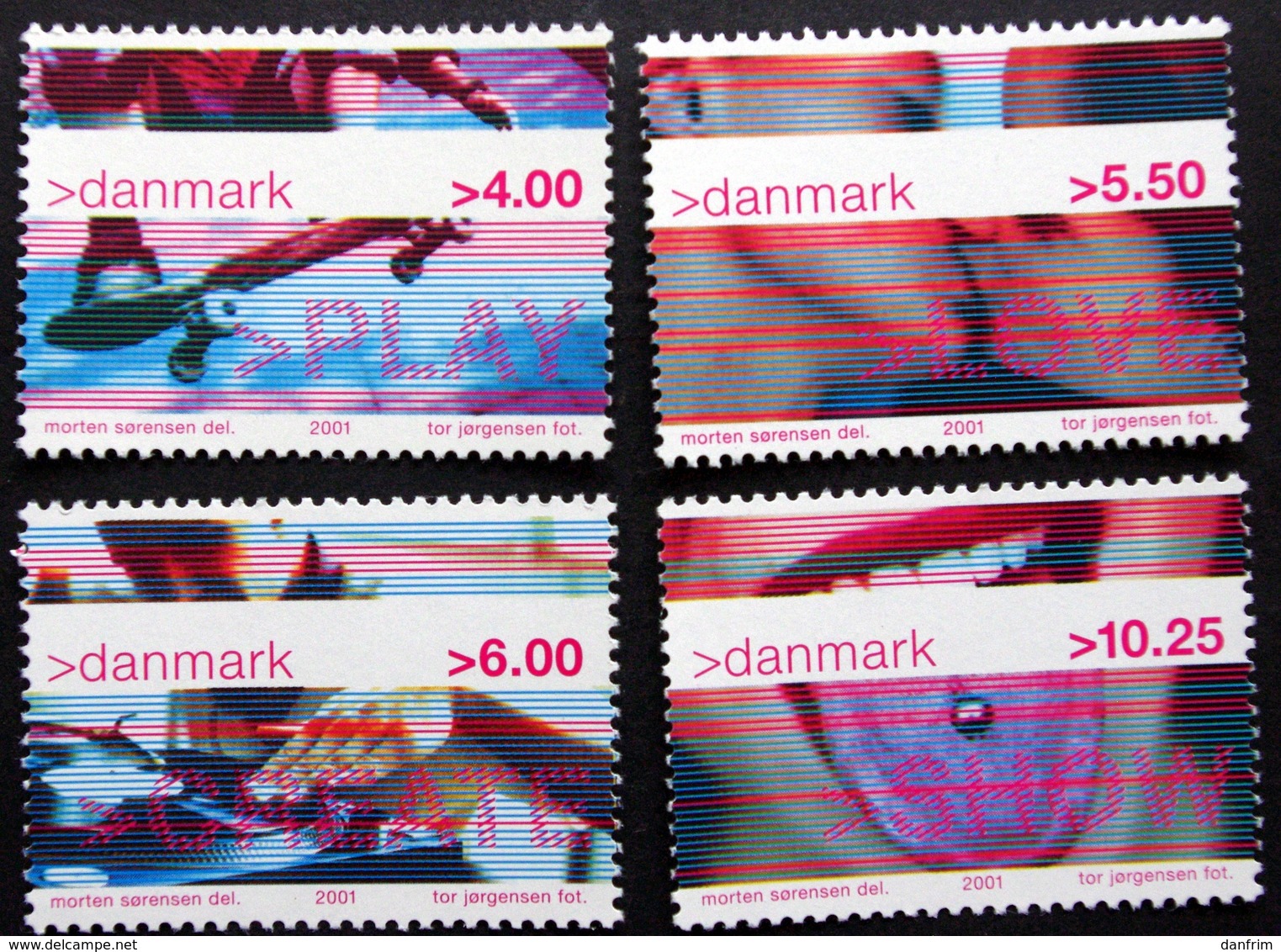 Denmark 2001  MiNr.1281-84     MNH  (**) ( Lot  L 293) - Neufs