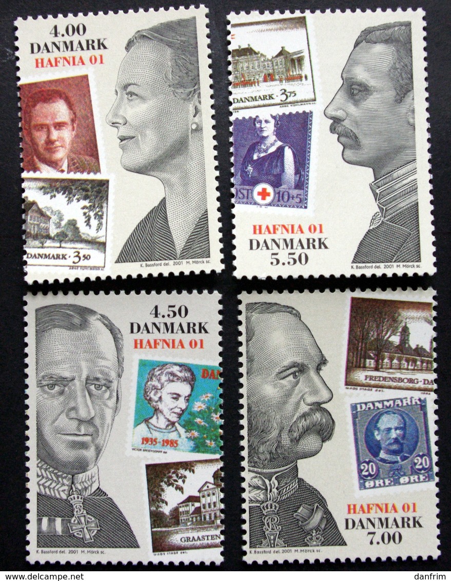 Denmark 2001  MiNr.1287-90     MNH  (**) ( Lot  L 274) - Nuevos