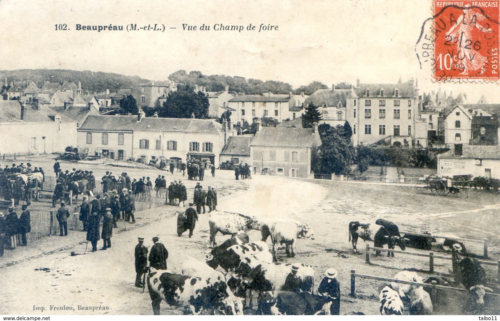 49 - Beaupréau - Vue Du Champ De Foire - Autres & Non Classés