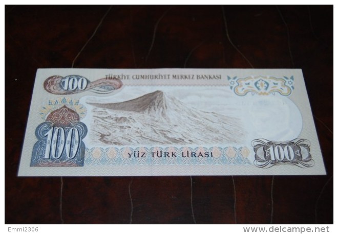 1972  Türkei 100 Lira  / 6. Emisyon 1. Tertip Serie : E / UNC - Turquie