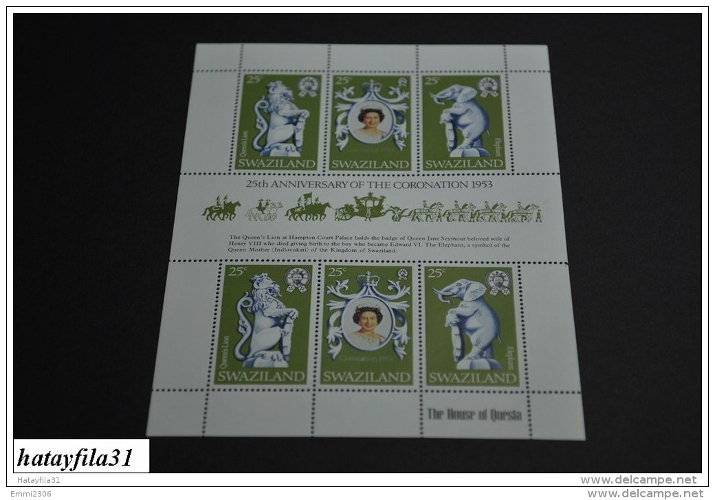 Swaziland    1978   Mi. 293 - 295   **  Postfrisch   Klb.      ( BOX 2 ) - Swaziland (1968-...)