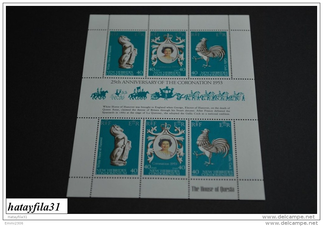Neue Hebriden  1978   Mi. 513 - 515   **  Postfrisch   Klb.      ( BOX 2 ) - Unused Stamps