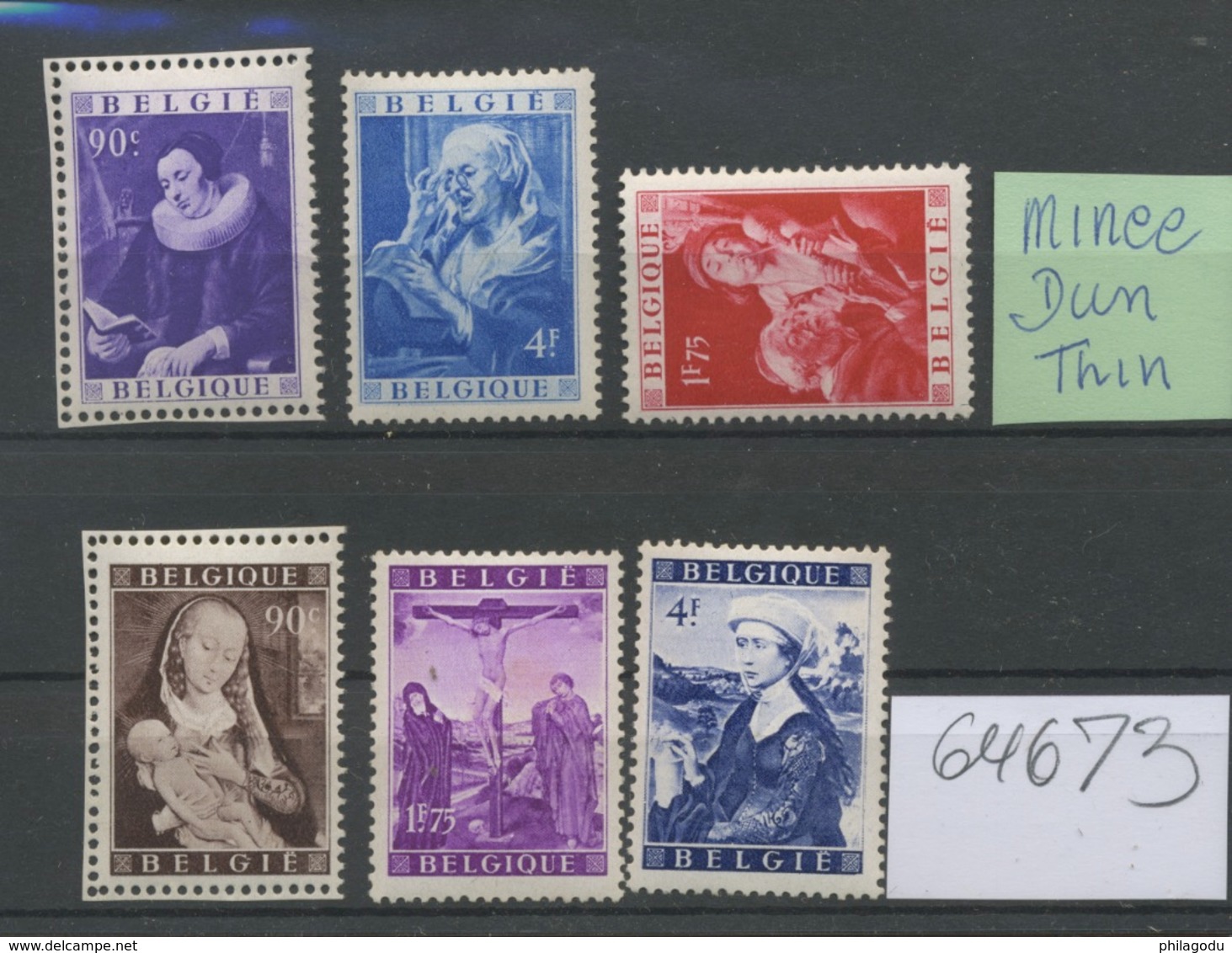 Ex Blocs. 792/797 ** Sans Charnière. Cote 340,- E.  Classic Paintings. Jordeans -  Van Der Weyden  Music Christ Madone - Unused Stamps