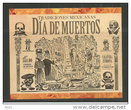 MEXIQUE. Dia De Muertos , Tradiciones Mexicanas, Un Bloc-Feuillet Neuf **année 2013 - Mexico