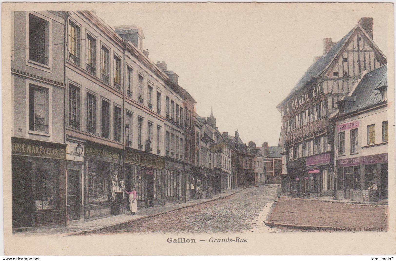 CARTE POSTALE   GAILLON 27  Grande Rue - Altri & Non Classificati