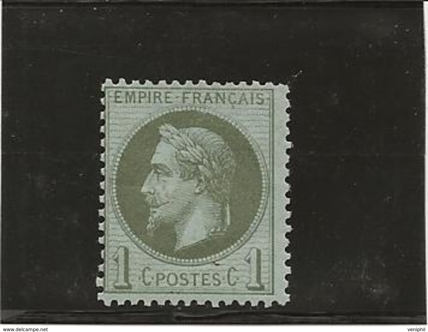TIMBRE NAPOLEON III LAURE - N° 25 NEUF AVEC CHARNIERE- COTE : 80 € - 1863-1870 Napoléon III Lauré