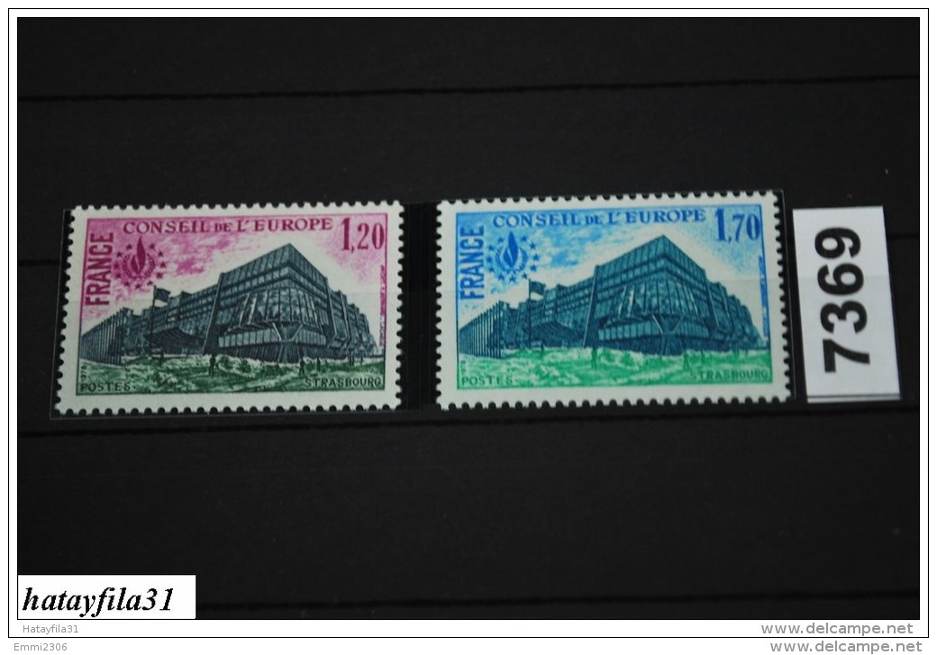 Frankreich 1978     Dienstmarken Mi. 23 - 24 ** Postfrisch    /   Für Den Europarat - Neufs