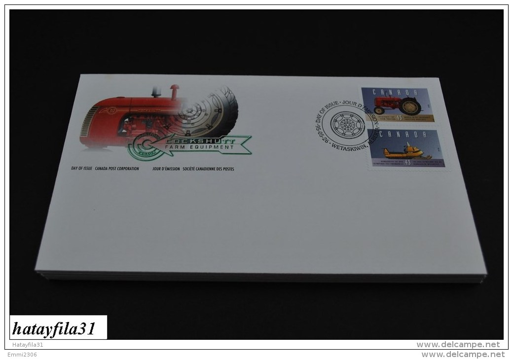 Kanada  1995   FDC  - Mi.  1471 - 1472 - Historische Fahrzeuge - ( T - 93 ) - 1991-2000