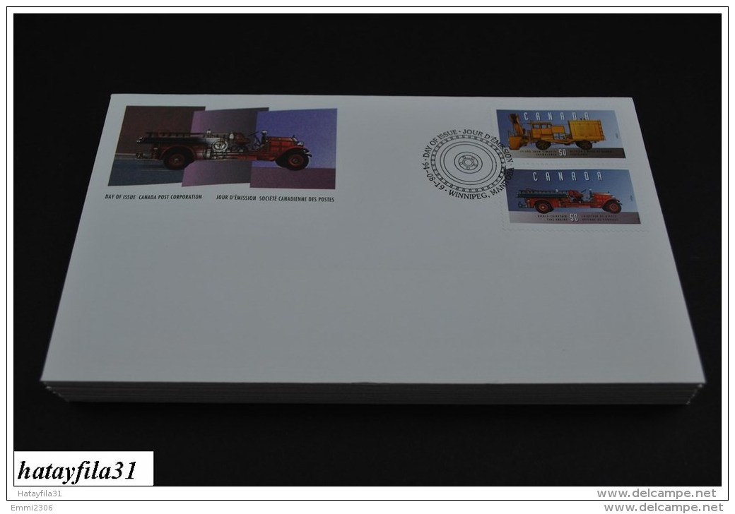 Kanada  1994   FDC  - Mi.  1443 - 1444 - Historische Fahrzeuge - ( T - 93 ) - 1991-2000