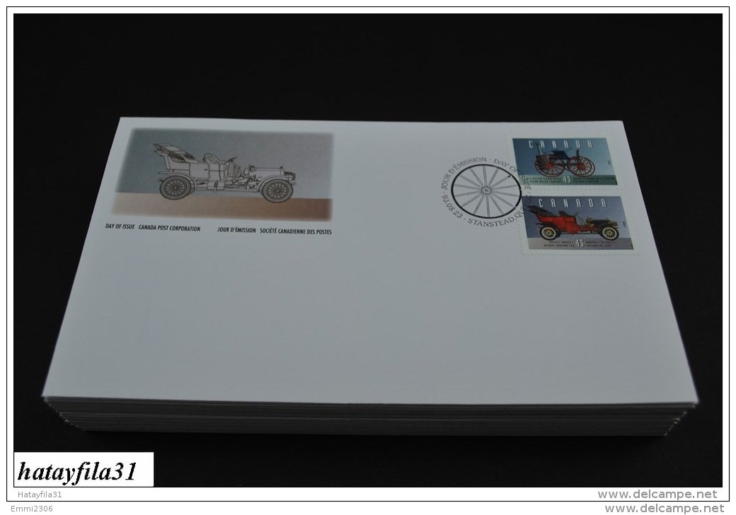 Kanada  1993   FDC  - Mi.  1379 - 1380 - Histirische Fahrzeuge - ( T - 93 ) - 1991-2000