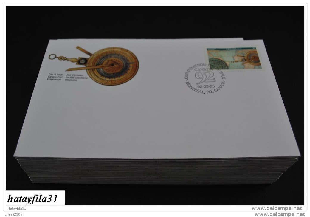 Kanada  1992   FDC  - Mi.  1282 - Inter. Jugend - Briefmarkenausstellung CANADA ` 92 , Montreal - ( T - 93 ) - 1991-2000