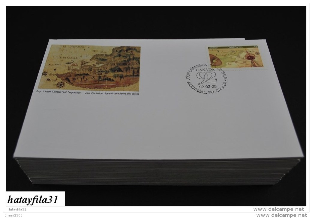 Kanada  1992   FDC  - Mi.  1281 - Inter. Jugend - Briefmarkenausstellung CANADA ` 92 , Montreal - ( T - 93 ) - 1991-2000