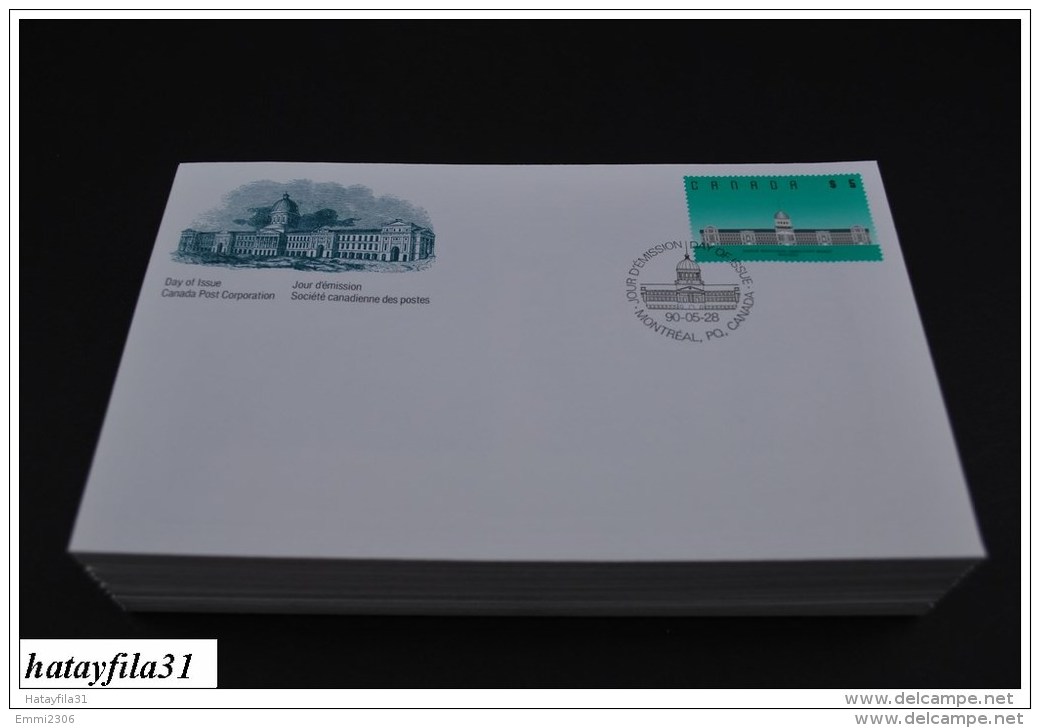 Kanada  1990   FDC  - Mi. 1181 - Freimarken : Architektur - ( T - 93 ) - 1981-1990