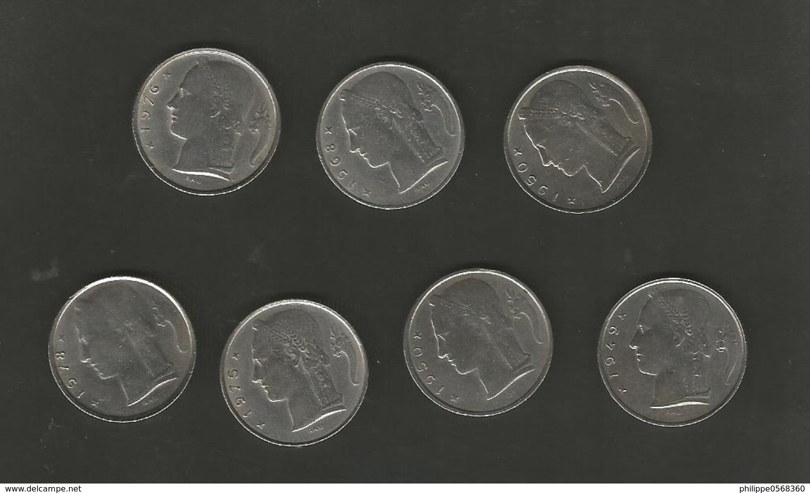 Pièces De 5 Francs "Belgie" Et "Belgique - Autres & Non Classés