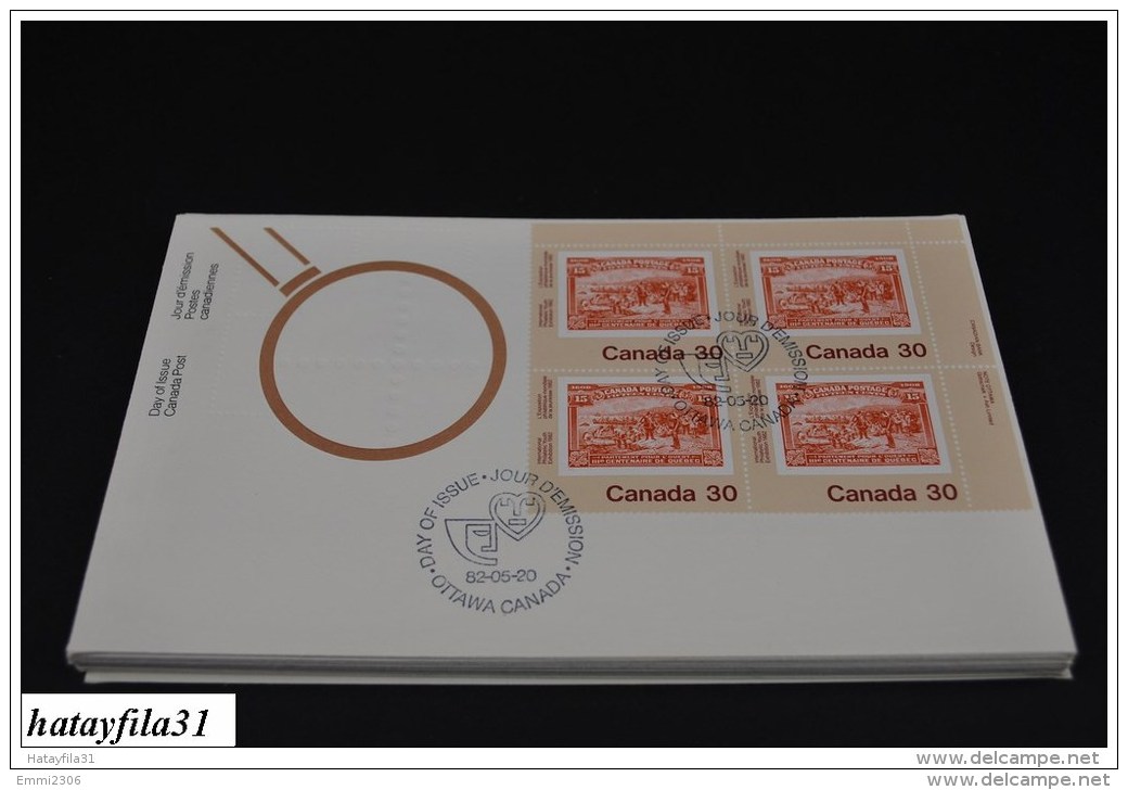 Kanada  1982   FDC - Mi. 823 VB.  -  Internationale Jugendphilatelieausstellu Ng CANADA "" 82  -  ( T - 91 ) - 1981-1990