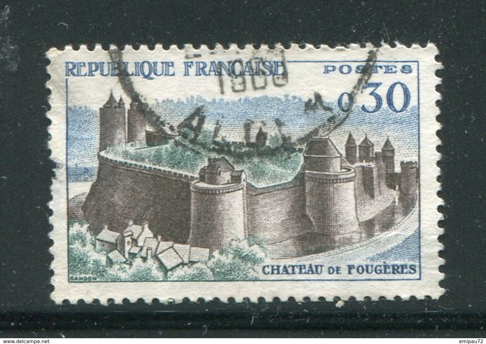 FRANCE- Y&T N°1236- Oblitéré (château) - Schlösser U. Burgen