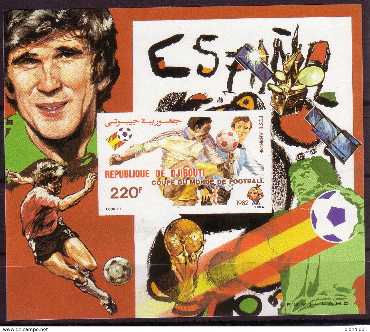 Soccer World Cup 1982 - DJIBOUTI - S/S Imperf. MNH** - 1982 – Espagne