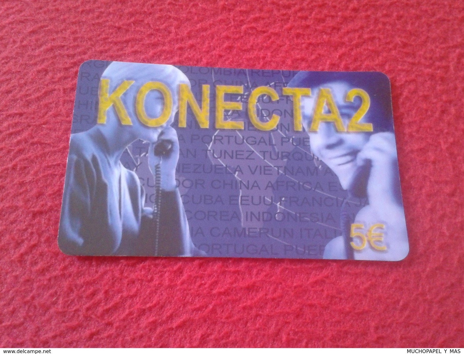 RARA RARE ANTIGUA TARJETA TELEFÓNICA PHONE CARD ESPAÑA SPAIN ESPAGNE ? KONECTA2 5 EUROS VER FOTO/S Y DESCRIPCIÓN IDEAL C - Autres & Non Classés