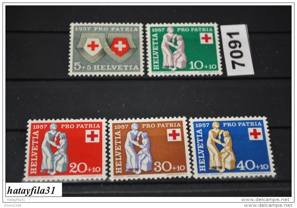 Schweiz  1956        Mi. 641 - 645   ** Postfrisch      "" Pro  Patria  "" - Nuovi