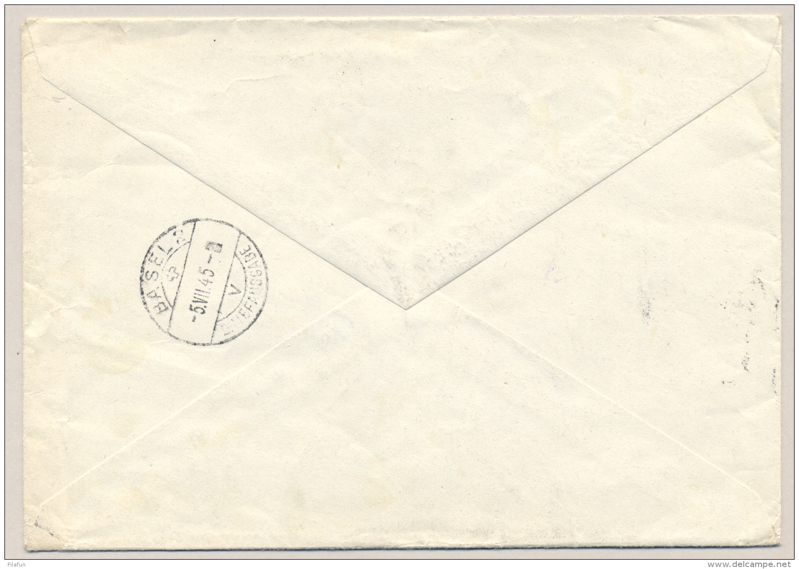 Schweiz - 1945 - 40 Rp Taxed And Rejected PP-cover Basel Isrl. Frauenverein - Strafportzegels