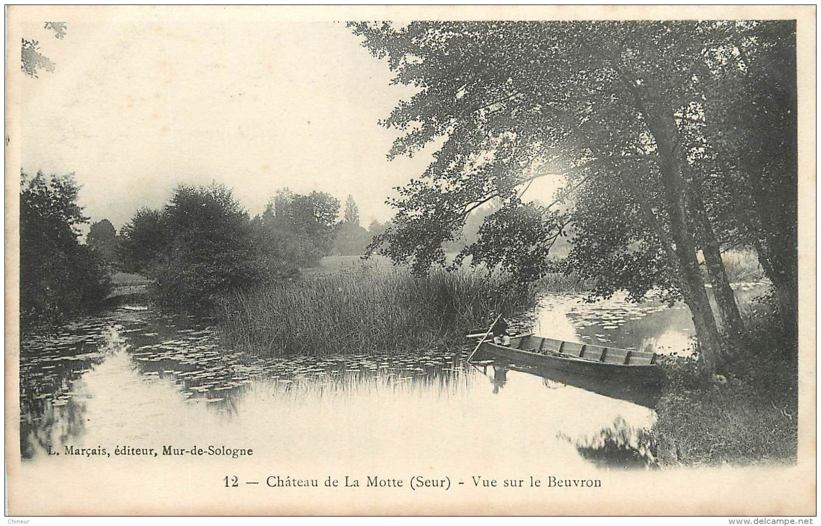 CHATEAU DE LA MOTTE (SEUR) VUE SUR LE BEUVRON N°12 - Autres & Non Classés