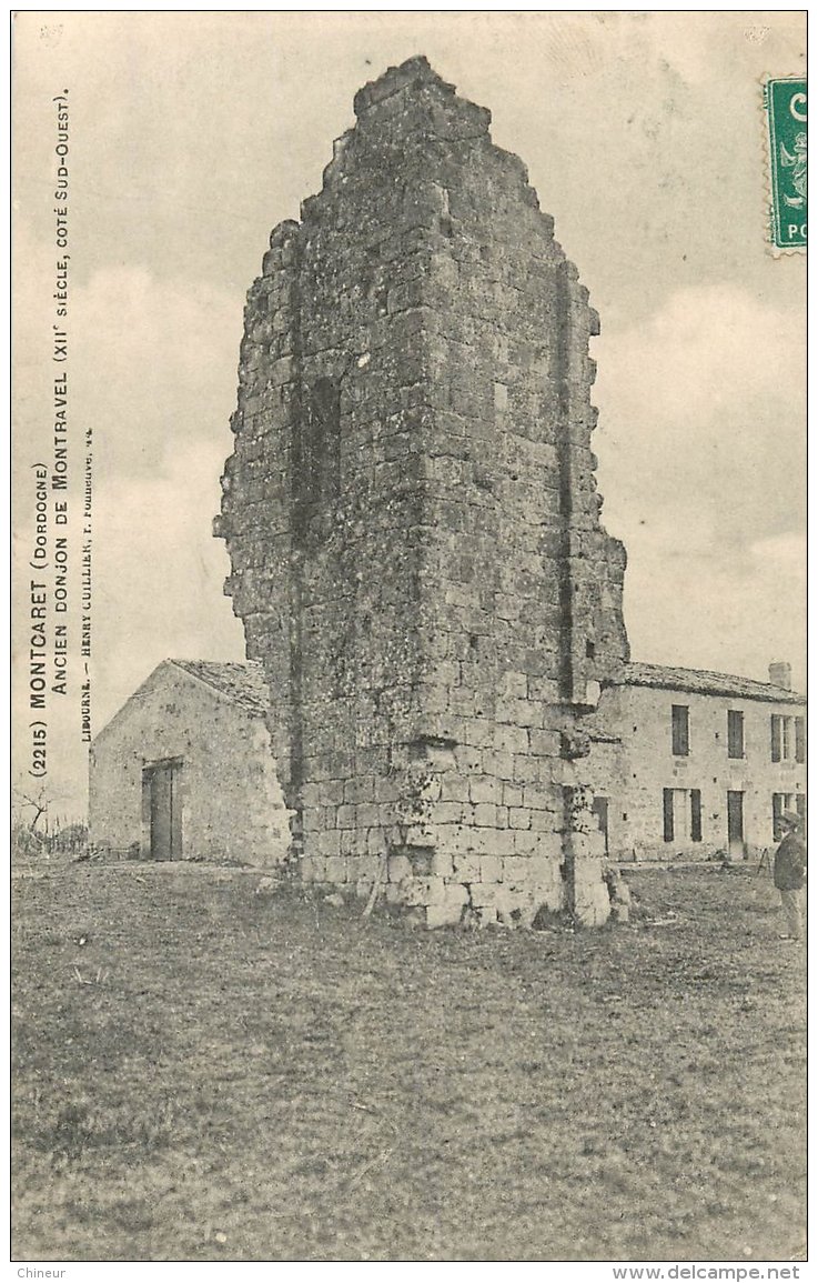 MONTCARET ANCIEN DONJON DE MONTRAVEL - Autres & Non Classés